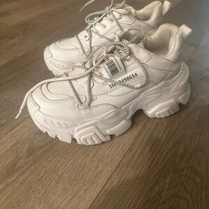 Steve Madden Chunky White Sneakers